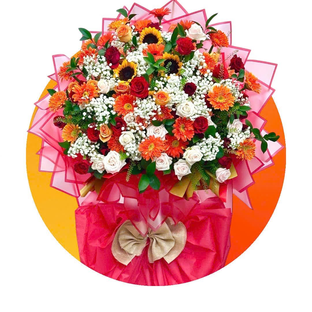 Lẵng Hoa Khai Trương Hồng Phát - Hoa Sài Gòn