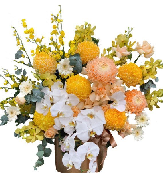 Bình Hoa Khai Trương Đắc Lợi - Hoa Sài Gòn