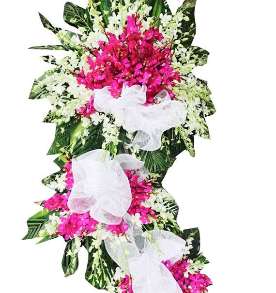 Kệ Hoa Chia Buồn 41 - Hoa Sài Gòn