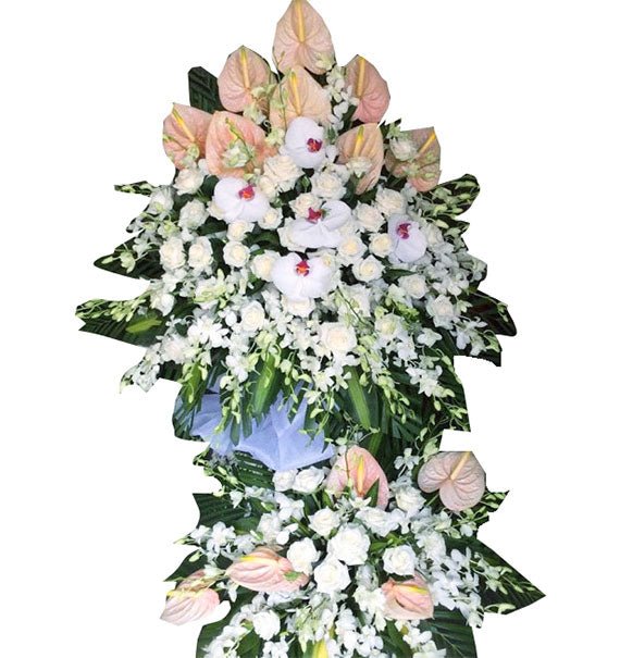 Kệ Hoa Tang Lễ Đẹp Nhất - Hoa Sài Gòn