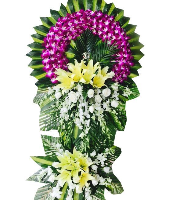 Vòng Hoa Viếng Tang Đẹp - Hoa Sài Gòn
